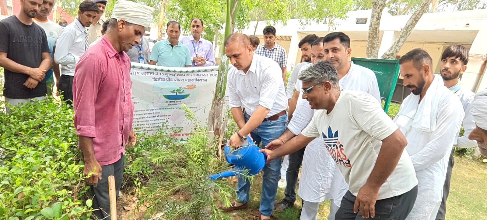 Plantation in PM Shri Ujhana By SDM Narwana